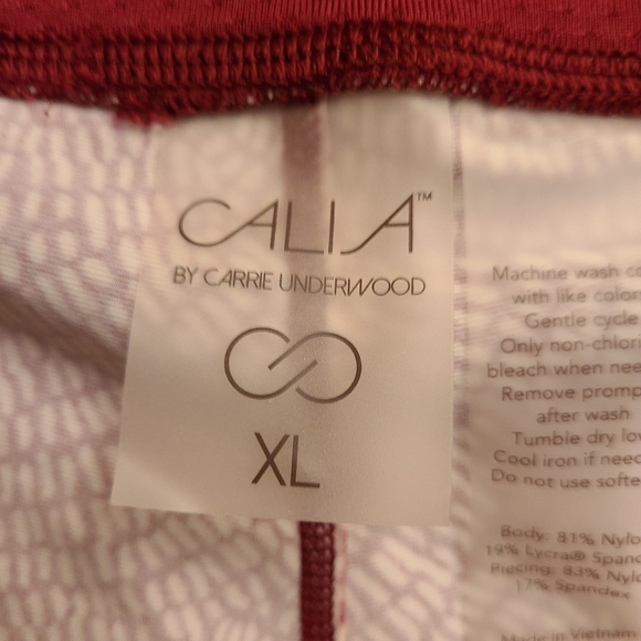 Calia Patterned Leggings with Deep Side Pockets in size XL - Picture 4 of 11